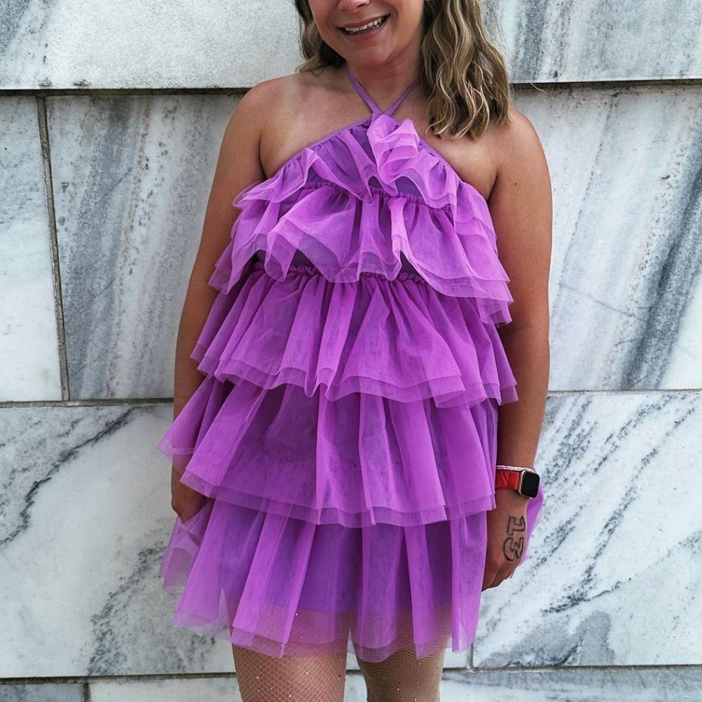 Frill of it all tiered ruffle layered organza dress - Perfect for Eras tour!